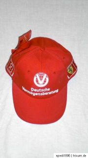 Baseballcap Base Cap Mütze Michael Schumacher Ferrari DVAG official