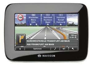 Navigon PNA 7110 Europa Navigationssystem (Widescreen), 38Länder incl