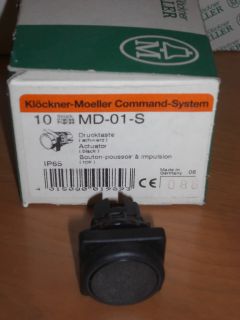 Moeller RMQ 22 Drucktaster Schwarz MD 01 S