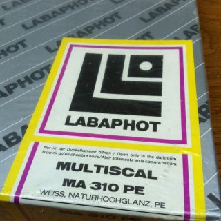 Labaphot 100 Bl. SW Fotopapier Multiscal MA 310 PE