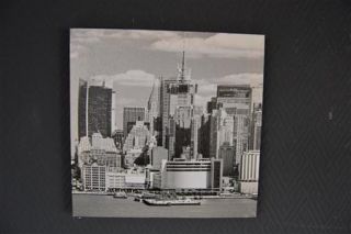 New York Bild Bilder Set 4 teilig Leinwand Druck 20 x 20 cm