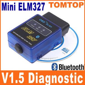 Mini ELM327 OBDII OBD II OBD2 Interface Bluetooth V1 5 Auto Diagnostic