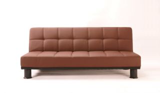 Sofa Couch Melbourne 3er Sofa Schlafsofa, creme braun schwarz weiß