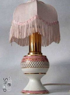  LAMPE Leuchte Leuchter PK Porzellan Antiquität 328