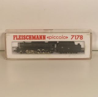 4e39  Fleischmann 7178 Dampflok BR 50 mit Verpackung.