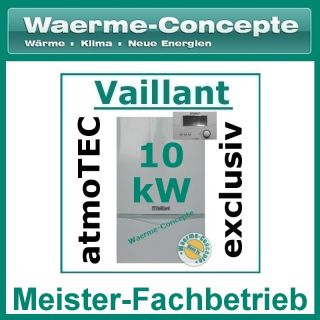 Vaillant atmoTEC exclusiv VC 104/4 7 10 kW Gas Therme Gastherme