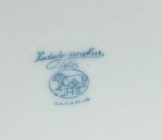 alt Suppenteller Goldrand Hutschenreuther BAVARIA 25 cm