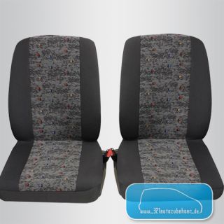Sitzbezug Schonbezüge Sitzschoner grau 2 x Einzelsitze Einzelsitz