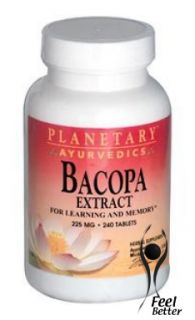 Planetary Herbals Bacopa   Increase your memory, learning abilities