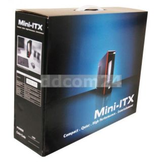 Linkworld 920 01BS 150W mini ITX Gehäuse schwarz silber