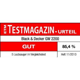 Black & Decker GW2200 QS Laubsauger 2200Watt, Laubsauger /  bläser