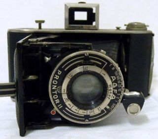 LL349/ Kamera Klappkamera Billy Record Fa. AGFA um 1935 Fotoapparat