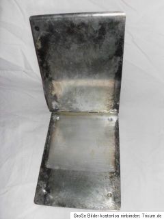 WMF IKORA Metall Notizzblockhalter ART DECO RARE versilbert silver