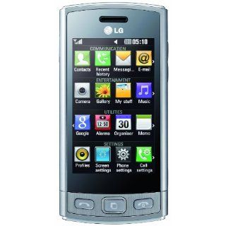 LG GM360 Viewty Plus Smartphone 3 Zoll metallic silber 