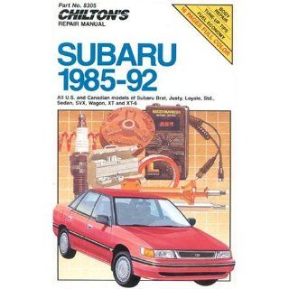 Chiltons Repair Manual Subaru 1985 92 Chilton Automotive