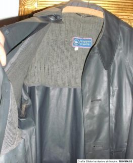 Regenmantel Vintage Latex Rubber Raincoat Herren Mantel 344