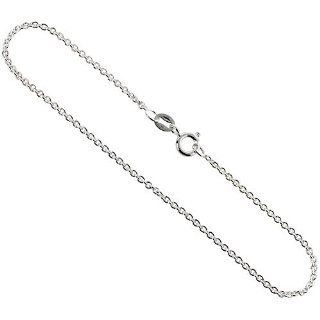 Unisex Ankerkette Halskette 925 Sterlingsilber,1.8 mm ,61 cm lang