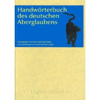 Handwörterbuch des deutschen Aberglaubens. CD ROM für Windows 98/ME