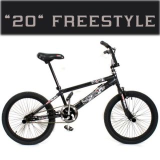 BMX Freestyle Fahrrad Bike 20 Zoll 360 Rotor Core Schwarz Matt