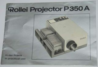 Rollei P35 P350 Diaprojektor Anleitung 35 350 AF  PDF