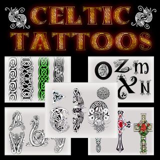 200 Celtic   Keltische   Tattoo Vorlagen inklusive CD Versand