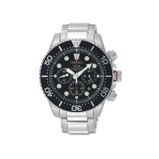 Seiko Herren Armbanduhr XL Diver Analog Edelstahl SSC015P1