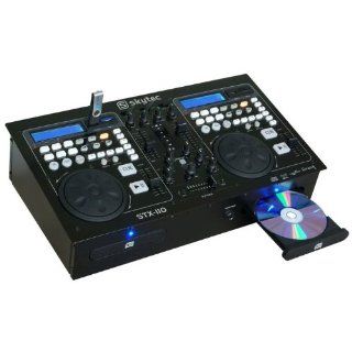 Skytec DJ STATION CD / USB / SD /  PLAYER Mischpult Scratch STX 110