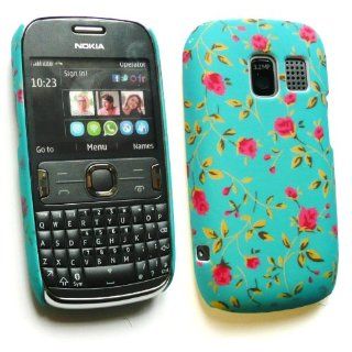 Emartbuy ® Nokia 302 Asha Rose Garden Clip On Protection Case / Cover
