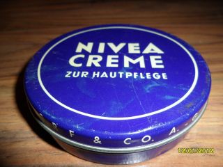 Blechdose Nivea Creme Nr. 363 P. Beiersdorf & Co.A.   G. Hamburg