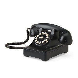 Retro Telefon 302 DESK PHONE   1930er Design in schwarz 