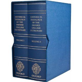 Historical Thesaurus of the Oxford English Dictionary With Additional