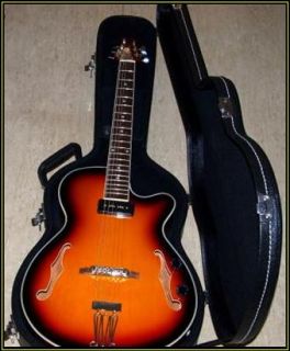 Jazzgitarre, vollakustisch mit TA Steiner sunburst (39)