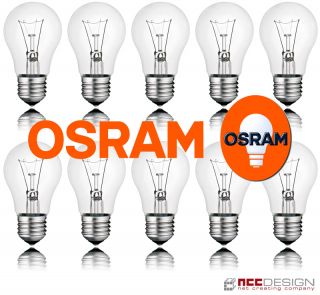 10x OSRAM Glühbirnen 100W E27 klar Glühbirne Glühlampe Glühlampen