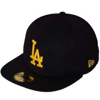 New Era Fitted Cap Seas Bas MLB F12 Los Angeles Dodgers Cap Black