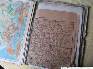 alter Deutscher Schulatlas,Landkarten,Schule,alte Landkarte,alter