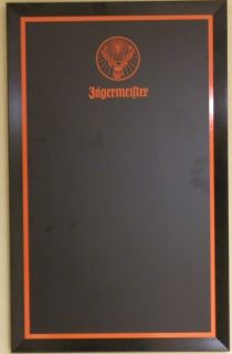 Jägermeister Schreibtafel Tafel Wandtafel MENÜTAFEL 44x 68 cm