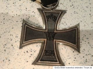 org. Reservistennachlass 1.WK Ordenspange 3 Medaillen, Eisernes Kreuz