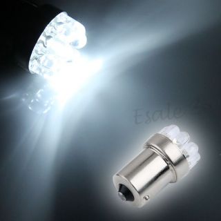 10xAuto KFZ Weiß Lampe 1156 BA15S P21W 9LED Bremslicht Standlicht