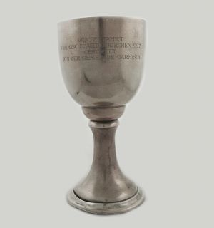 Großer 800er Silber Sieger Pokal 1927 Winterfahrt   396 Gramm