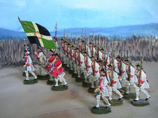 Frankreich   Rgt. La Reine Infanterie um 1757