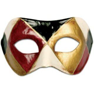 Venezianische Maske Ledermaske Colombina Schwan Karneval 