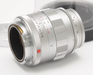Leica M 12,8/90 mm Tele Elmarit chrome very rare