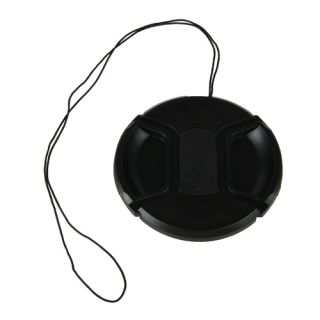 A25 52mm Camera Snap on Len Lens Cap Cover with Cord for Pentax K r K