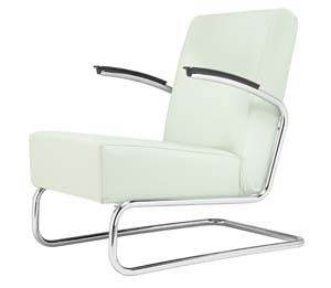 Gispen 405 Sessel Chrom Leder Lounge Chair Dutch Originals Bauhaus Art