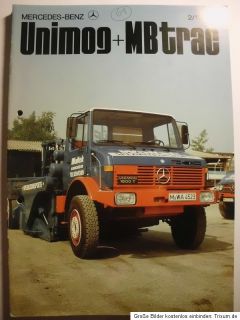 Mercedes Benz Unimog + MB Track Zeitungen 5 Stück