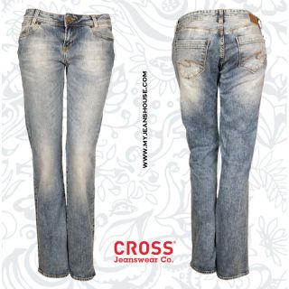 Cross Jeans Carmen 409 079 hellblaue Damenjeans mit Waschung gerade