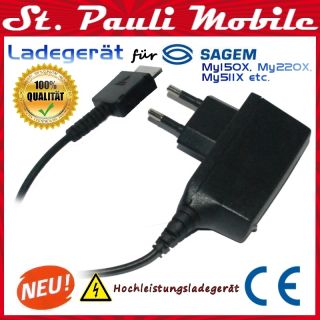 Ladegerät Ladekabel Netz Stecker für Sagem my150X / my220X / my411V