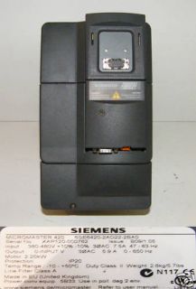 SIEMENS Micromaster 420 6SE6420 2AD22 2BA0 420