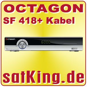 Octagon SF 418 Plus Kabel Receiver 1xConax SF418+