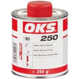 OKS Allroundpaste weiß 250 g Pinsel Dose Baumarkt